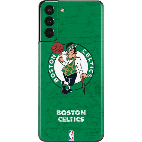 NBA Boston Celtics Green Primary Logo Galaxy S21 Plus 5G Skin